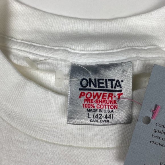 NEW Vintage 90s McGinn's Pub T Shirt Men's Medium Single Stitch Oneita Made USA - Picture 3 of 10